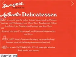 Sites similar to sargesdeli.com