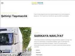 Sites similar to sarikayanakliyat.com