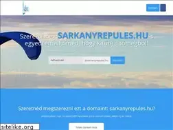Sites similar to sarkanyrepules.hu