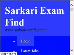 Sites similar to sarkariexamfind.com