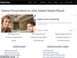 Sites similar to sarkarifocus.com