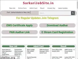 Sites similar to sarkarijobsite.in