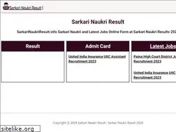 Sites similar to sarkarinaukriresult.info