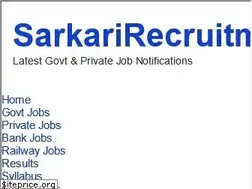 Sites similar to sarkarirecruitment.com