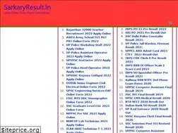 Sites similar to sarkaryresult.in