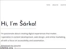Sites similar to sarkasevcikova.com