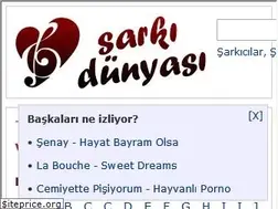Sites similar to sarkidunyasi.com