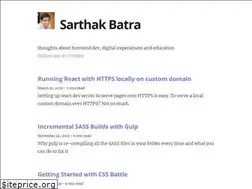 Sites similar to sarthakbatra.com