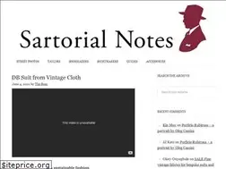 Sites similar to sartorialnotes.com