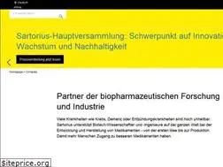 Sites similar to sartorius.de
