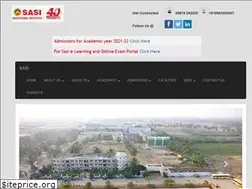 Sites similar to sasi.edu.in