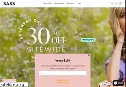 Sites similar to sassclothing.com.au