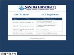 Sites similar to sastra.edu