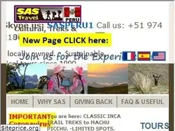 Sites similar to sastravelperu.com