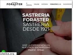 Sites similar to sastreriaforaster.es