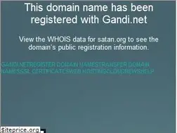 Sites similar to satan.org