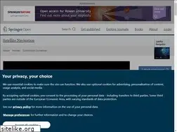 Sites similar to satellite-navigation.springeropen.com