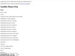Sites similar to satellitephonefaq.com