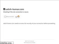Sites similar to satish-kumar.com
