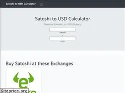 Sites similar to satoshi-to-usd.herokuapp.com
