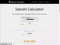 Sites similar to satoshicalculator.net