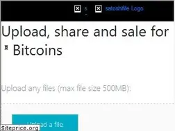 Sites similar to satoshifile.com
