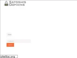 Sites similar to satoshis.domains