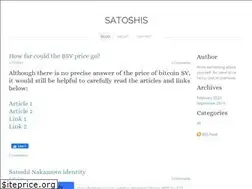 Sites similar to satoshis.weebly.com