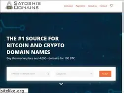 Sites similar to satoshisdomains.com