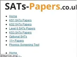 Sites similar to sats-papers.co.uk