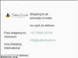 Sites similar to sattvicfoods.in