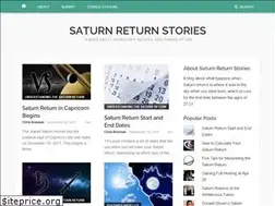 Sites similar to saturnreturnstories.com