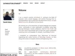 Sites similar to satwikkottur.github.io