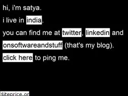 Sites similar to satyan.github.io