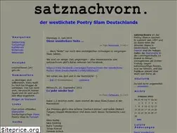 Sites similar to satznachvorn.blogger.de