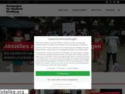 Sites similar to saubere-kleidung.de