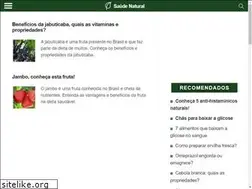 Sites similar to saudenatural.com.br