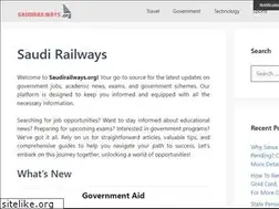 Sites similar to saudirailways.org