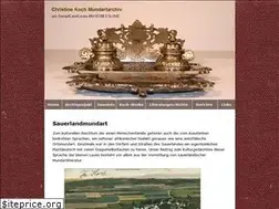 Sites similar to sauerlandmundart.de