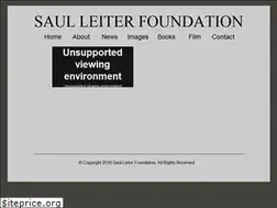 Sites similar to saulleiterfoundation.org