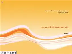 Sites similar to sauna-heimwerker.de