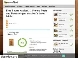 Sites similar to saunahaus-test.de