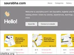 Sites similar to saurabha.com