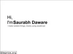 Sites similar to saurabhdaware.in