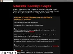 Sites similar to saurabhkautilyagupta.blogspot.com