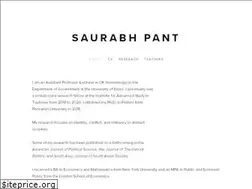 Sites similar to saurabhpant.com