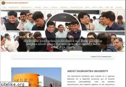 Sites similar to saurashtrauniversity.edu