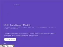 Sites similar to sauravmodak.com