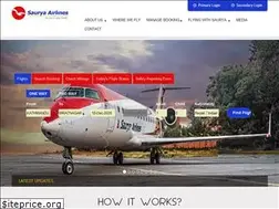 Sites similar to sauryaairlines.com