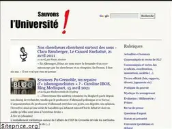 Sites similar to sauvonsluniversite.fr